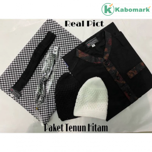 Baby boys abaya full sets for age 0-24 months black checkered