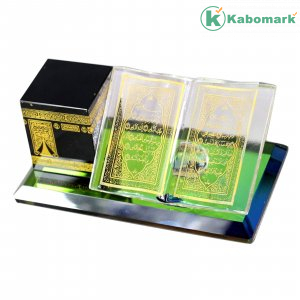 Muslim Miniature Decor Model Muslim Car Decoration Islam Architecture Model Home Ornament Mini Clystal Arts Gift