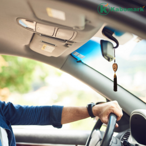 Muslim Car Hanging Ornaments Imitation Wood Car Interior Islamic Rearview Mirror Hanging Pendants Ramadan Home Room Decoration