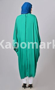 Modest Luxurious kaftan embroidered tunic with tassels
